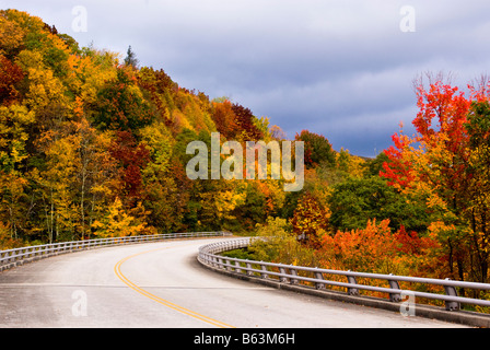 Blue Ridge Parkway, near Linville, North Carolina, USA Stock Photo