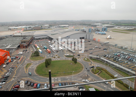 The new terminal building at Luton Airport Stock Photo