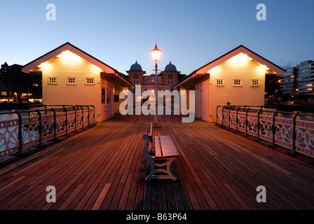 Penarth Pier in the evening Stock Photo