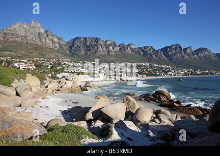 View of Camps Bay, Cape Town, South Africa March 2008 Stock Photo