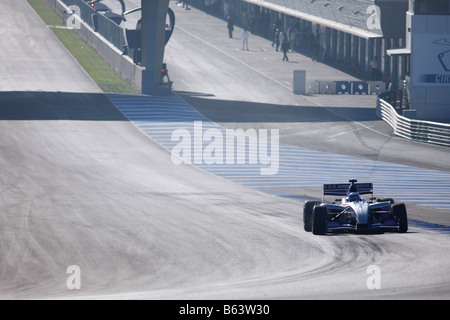 Superleague Formula car, Jerez, Spain Stock Photo