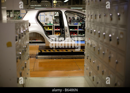 VW Tiguan Car production car Factory Stock Photo