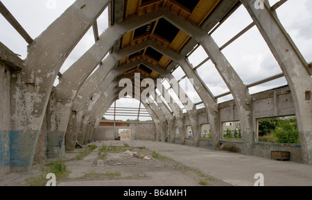 Luckenwalde, ehemalige Hutfabrik von Erich Mendelsohn 1922 erbaut, Färberei innen Stock Photo