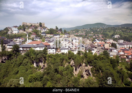 Bosnia and Herzegovina A picturesque medieval town of Jajce Stock Photo