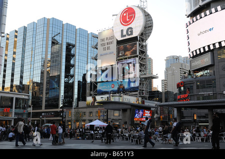 Yonge Dundas Square also known as Toronto Life Square Stock Photo