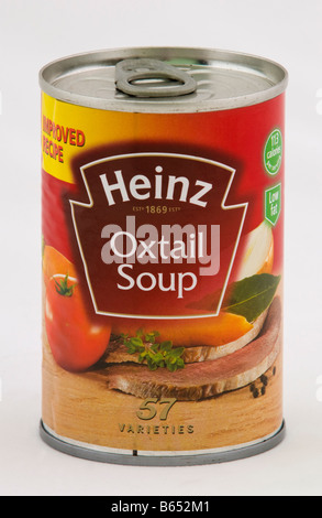 Can of Heinz oxtail soup sold in the UK Stock Photo