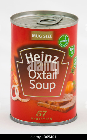 Can of Heinz oxtail soup sold in the UK Stock Photo