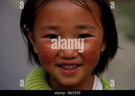 Ladakhi girl Stock Photo