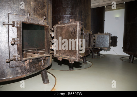 Boiler at Whaling Museum before Whaling Station in Lajes do Pico Pico Island Azores Portugal Stock Photo