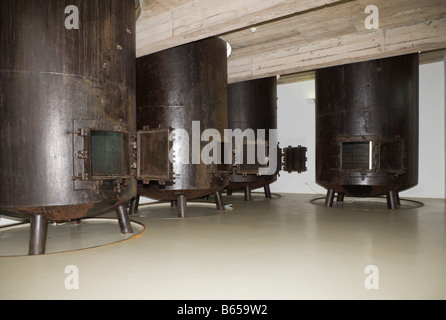 Boiler at Whaling Museum before Whaling Station in Lajes do Pico Pico Island Azores Portugal Stock Photo