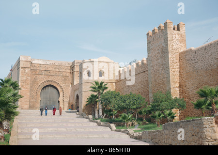 Walls and gate to Kasbah, Rabat, Morocco, Africa Stock Photo - Alamy