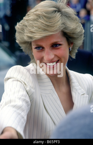 Princess Diana on Walkabout Stock Photo