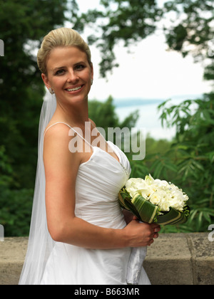 portrait of a bride Stock Photo