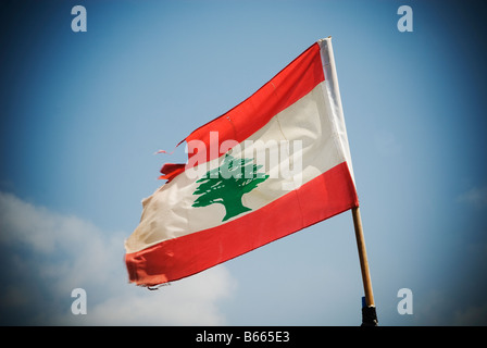 Lebanon Flag Stock Photo
