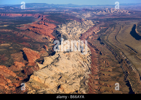 The Waterpocket Fold Capitol Reef National Park Utah Stock Photo