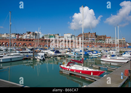 Boats Ramsgate Harbour Ramsgate Kent England Stock Photo