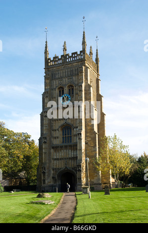 Evesham Abbey Bell Tower Evesham Worcestershire United Kingdom Europe Stock Photo