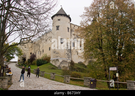 Niedzica Castle also known as Dunajec Castle, Southern Poland, Europe. Stock Photo
