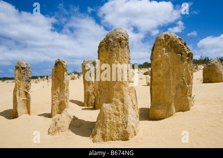 The pinnacles nambung national park perth Stock Photo