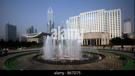 China Shanghai Renmin Square City Hall Stock Photo