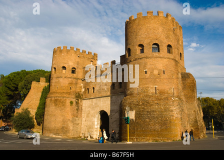 Castle of Ostia in Rome Italy Europe Stock Photo