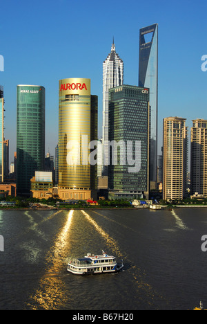 Skyscripters in Pudong, Shanghai, China Stock Photo