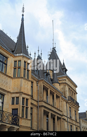 City architecture, palace of Grand Duke, Luxembourg Stock Photo