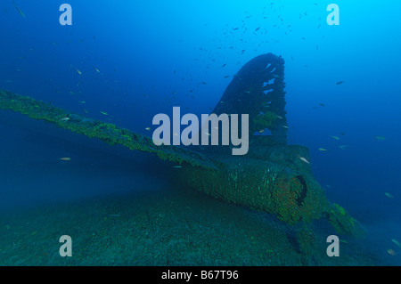 Heavy Bomber Wreck Boing B 17 Flying Fortress Vis Island Mediterranean Sea Croatia Stock Photo