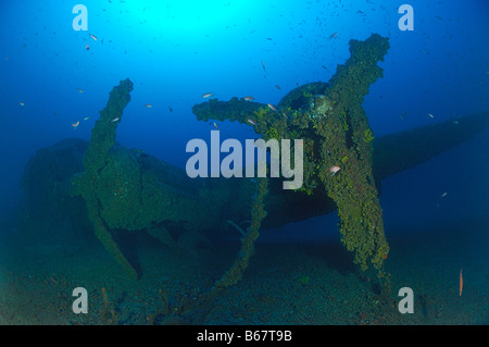 Heavy Bomber Wreck Boing B 17 Flying Fortress Vis Island Mediterranean Sea Croatia Stock Photo