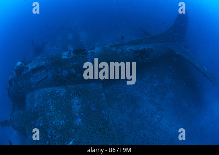 Heavy Bomber Wreck Boing B 17 Flying Fortress Vis Island Mediterranean Sea Croatia Stock Photo