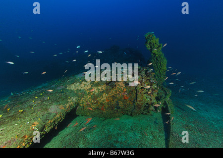 Heavy Bomber Wreck Boing B 17 Flying Fortress Vis Island Mediterranean Sea Croatia Stock Photo