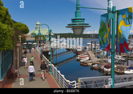 Marina Nanaimo 'Vancouver Island' 'British Columbia' Canada Stock Photo
