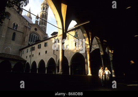 Cloister on the Basilica of Saint Anthony Padova Veneto Italy Stock Photo