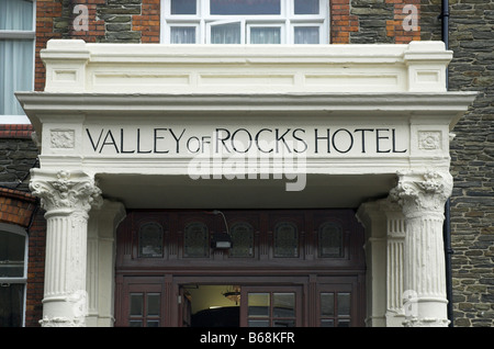 Valley of the Rocks hotel in Lynton Stock Photo