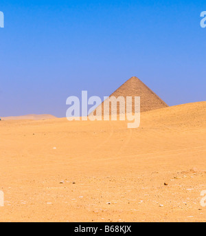 Red pyramid at Dahshur Cairo Egypt Stock Photo