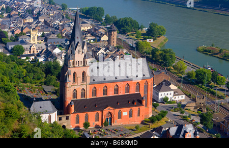 Church of Our Lady, Oberwesel (a village along the Rhine River), Germany Stock Photo