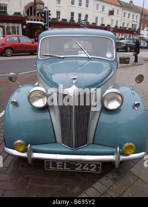 A veteran Lanchester saloon car in regular use in 2008 possibly LD10 model of circa 1951 Stock Photo