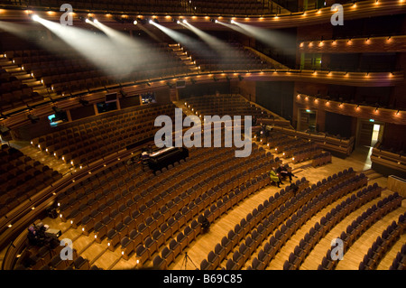 inside the main auditorium the Donald Gordon theatre at the wales millennium centre cardiff wales UK Stock Photo