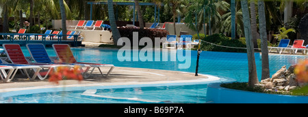 swimming pool at Blau Colonial Cayo Coco Cuba Stock Photo