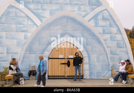 Aurora Ice Museum, Chena Hot Springs Resort, Alaska Stock Photo