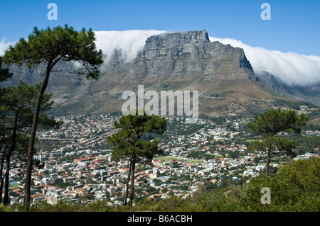 Table Mountain view from Signal Hill Cape Town South Africa Stock Photo