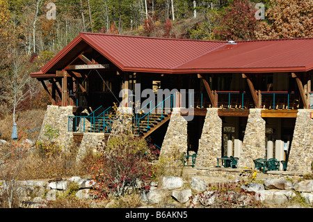 Cherokee National Forest and Ocoee River Welcome Center in Polk County Tennessee Stock Photo