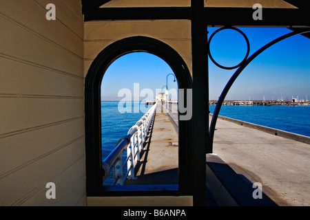 Melbourne Scenic /  St Kilda Pier in  Melbourne Victoria Australia. Stock Photo