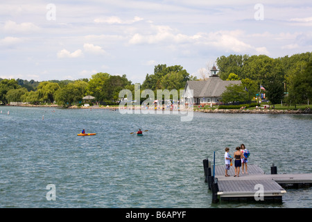 Canandaigua Lake in the Finger Lakes region of New York State Stock Photo