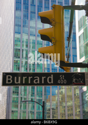 Burrard Street Downtown Vancouver 'British Columbia' Canada