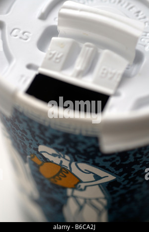 Iconic coffee cup from a Greek diner in New York on Tuesday December 2 2008 Richard B Levine Stock Photo