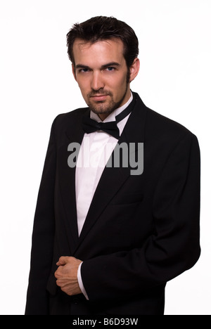 Man in tuxedo Stock Photo