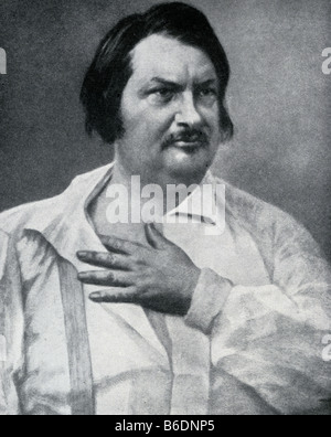 HONORE de BALZAC  (1799-1850) French novelist Stock Photo