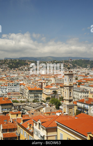 View of the old town, Nice, France Stock Photo