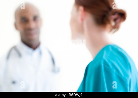 Doctors in discussion. Stock Photo